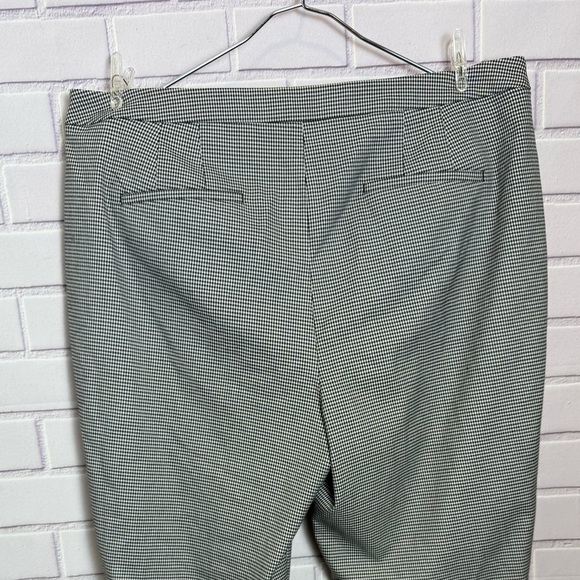Talbots Women's Pants Size 10 Black & White Check Print - Picture 7 of 10